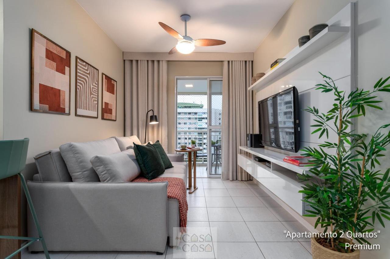 2 Quartos Com Varanda A 300M Riocentro Wi-Fi 120Mbps E Cozinha Completa - Condominio Com Piscina, Estacionamento, Portaria 24H E Parquinho Infantil - Apartamento Indicado Para Grupos, Hospedes A Trabalho E Criancas Rio de Janeiro Kültér fotó