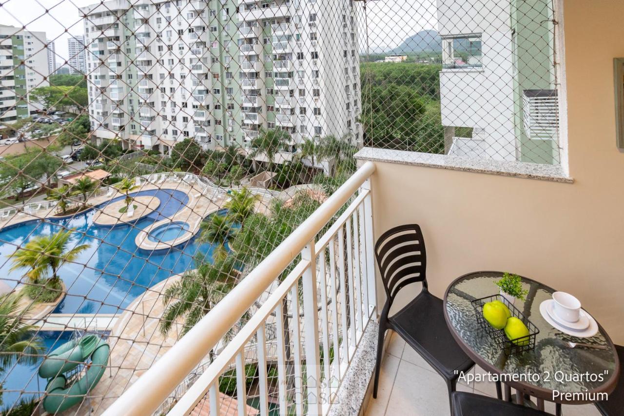 2 Quartos Com Varanda A 300M Riocentro Wi-Fi 120Mbps E Cozinha Completa - Condominio Com Piscina, Estacionamento, Portaria 24H E Parquinho Infantil - Apartamento Indicado Para Grupos, Hospedes A Trabalho E Criancas Rio de Janeiro Kültér fotó