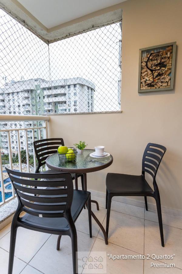 2 Quartos Com Varanda A 300M Riocentro Wi-Fi 120Mbps E Cozinha Completa - Condominio Com Piscina, Estacionamento, Portaria 24H E Parquinho Infantil - Apartamento Indicado Para Grupos, Hospedes A Trabalho E Criancas Rio de Janeiro Kültér fotó