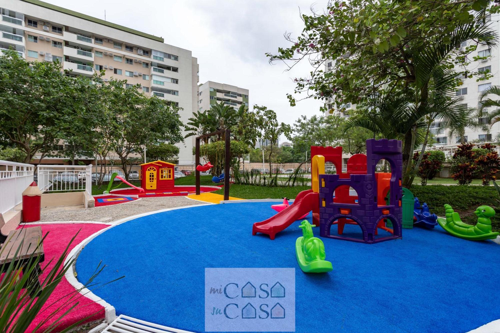 2 Quartos Com Varanda A 300M Riocentro Wi-Fi 120Mbps E Cozinha Completa - Condominio Com Piscina, Estacionamento, Portaria 24H E Parquinho Infantil - Apartamento Indicado Para Grupos, Hospedes A Trabalho E Criancas Rio de Janeiro Kültér fotó
