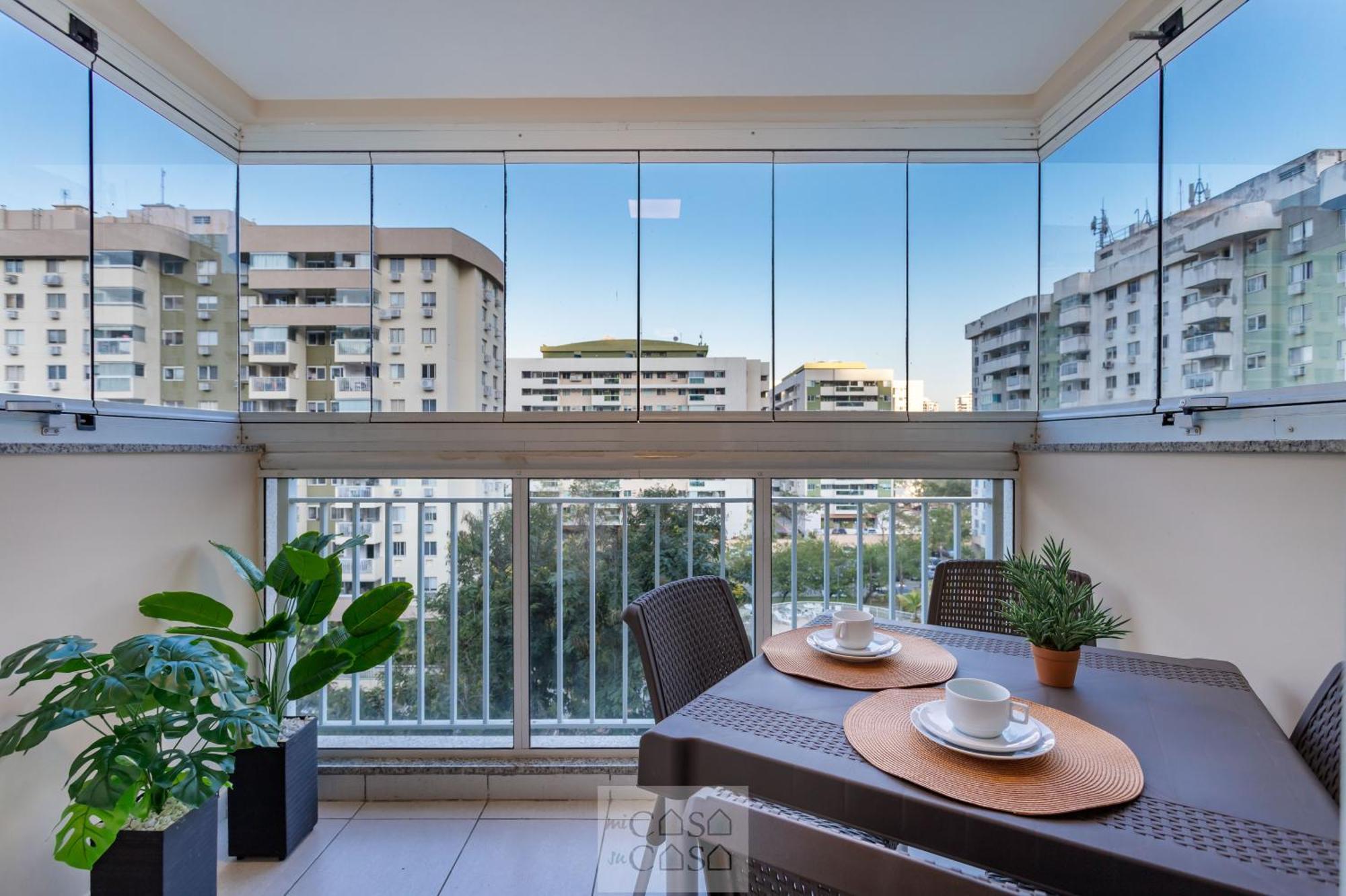 2 Quartos Com Varanda A 300M Riocentro Wi-Fi 120Mbps E Cozinha Completa - Condominio Com Piscina, Estacionamento, Portaria 24H E Parquinho Infantil - Apartamento Indicado Para Grupos, Hospedes A Trabalho E Criancas Rio de Janeiro Kültér fotó