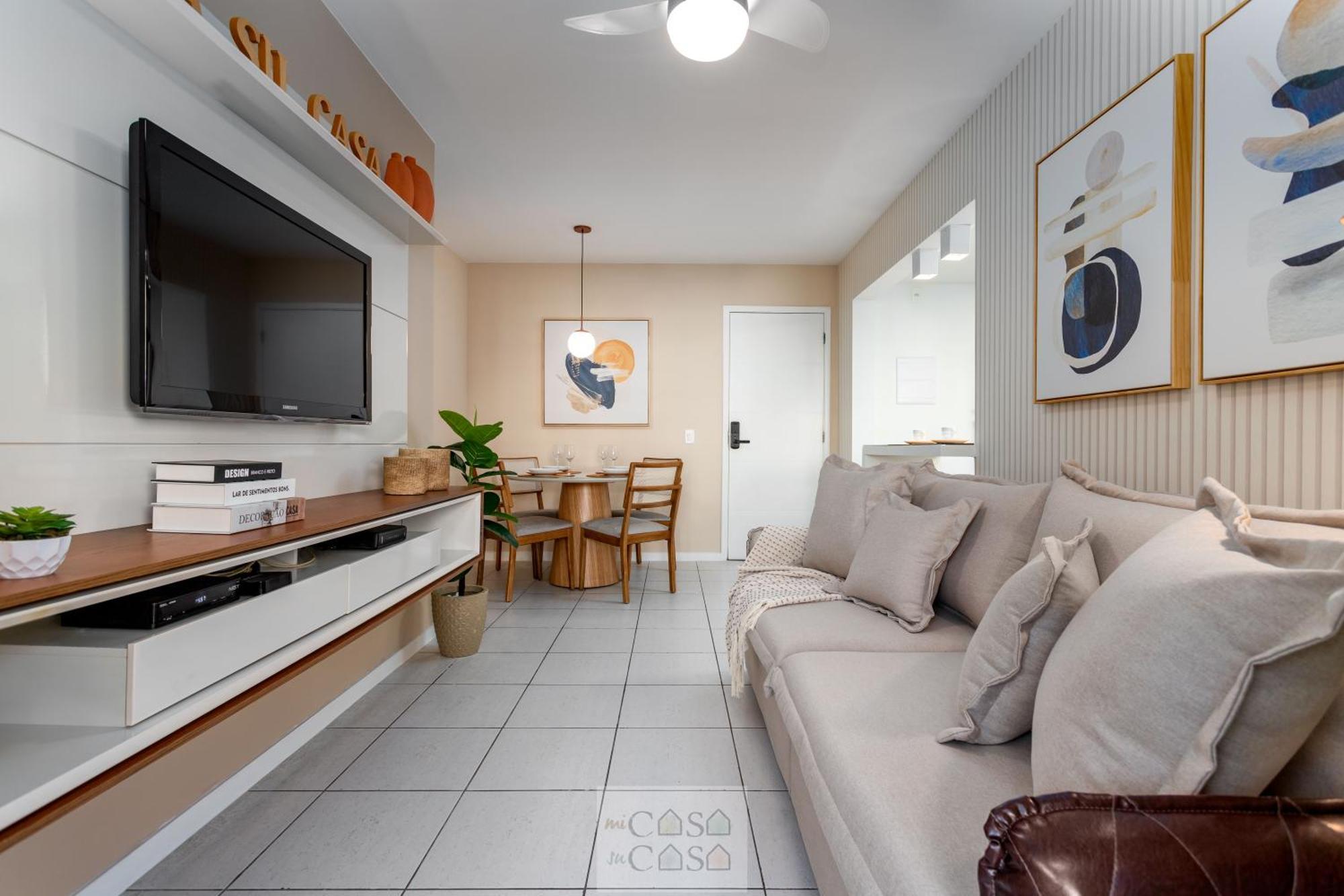 2 Quartos Com Varanda A 300M Riocentro Wi-Fi 120Mbps E Cozinha Completa - Condominio Com Piscina, Estacionamento, Portaria 24H E Parquinho Infantil - Apartamento Indicado Para Grupos, Hospedes A Trabalho E Criancas Rio de Janeiro Szoba fotó